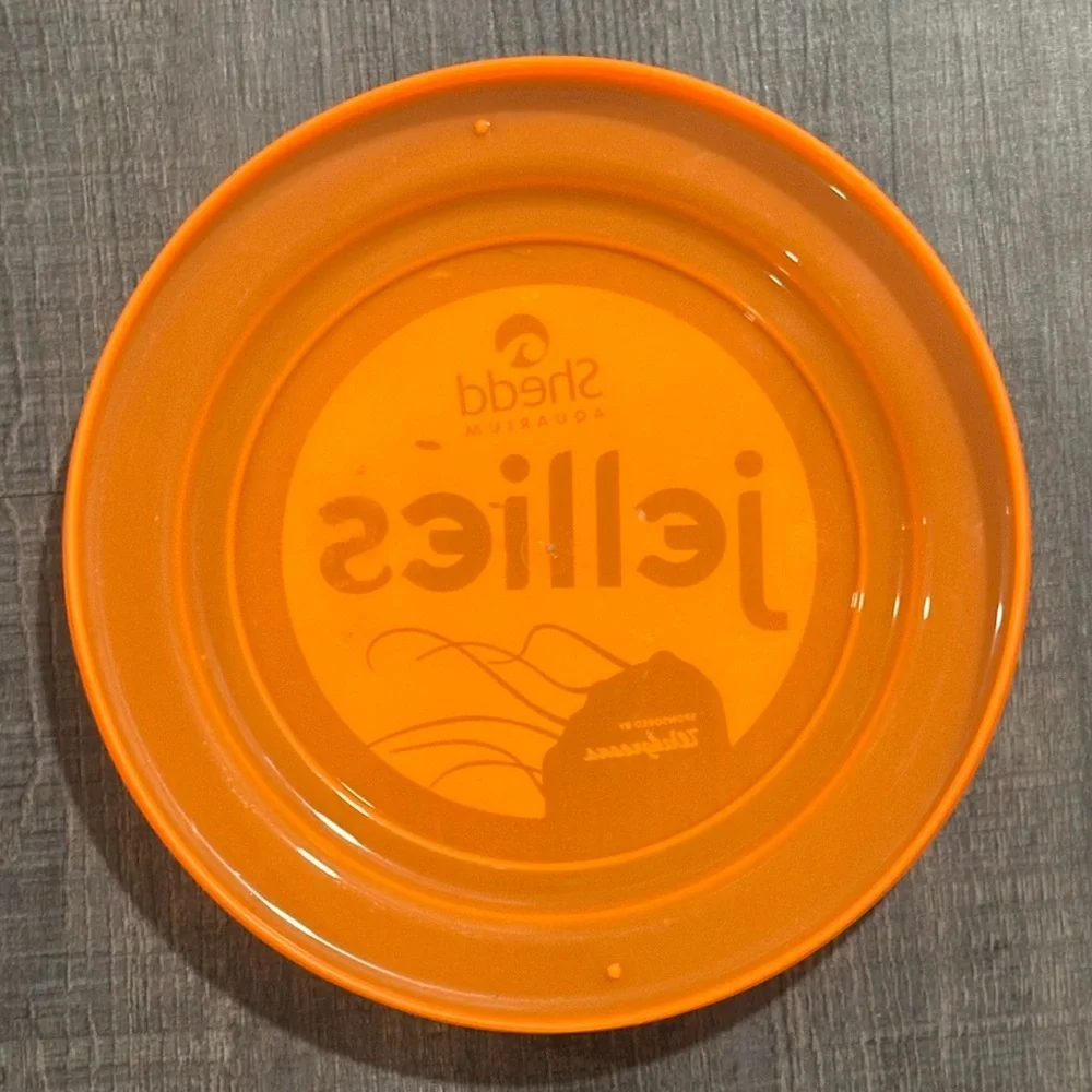 💞 Orange Frisbee with “Jellies” Jellyfish Design